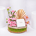 طقم فيغا قلب ألماس وأقراط لها