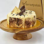 Vegan Butterscotch Cake with Flowers