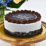 Vintage Dude Birthday Cake and Flowers