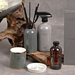 Wallace & Co Oud Amber Fuxury gift set with flowers