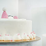 Whimsical Cloud Bear Marble Cake 8 Portion