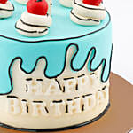 Whimsical Wave Marble Cake