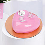 هدية مميزة باقة ورد في فازة مخصصة و كيك 500 غ