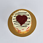 With Love Butter Cream Fondant Red velvet Cake