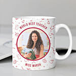 World Best Miss Teacher Personalized Mug