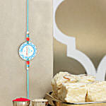 Worlds Greatest Brother Personalized Rakhi N Soan Papdi