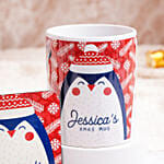 طقم هدايا مق و كوستر مخصص بالاسم