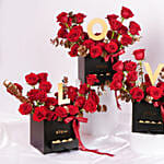 همسة حب | 4 باقات حمراء