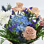 Your Special Birthday Celebration Red velvet Cake with Flowers