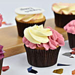 Yummy Cupcakes with Birthday Balloons