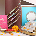 Zen Beadwork Rakhi N Kaju Katli