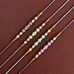 Zen Beadwork Rakhi N Kaju Katli