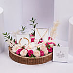 صينية مجوهرات بتصميم ورد داكن من كارولاين سفيدبوم للنساء