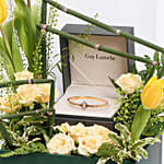 Guy Laroche Gold Plated MOP Bangle for Her
