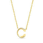 Cerruti 1881 Alessia Gold Plated Crystal Necklace And Earrings Set