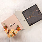 طقم إكليبس الذهبي | مجوهرات شيروتي 1881 و لمسة ورد للنساء