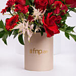 Luxury Red Roses And Gerberas Flower Box Gift
