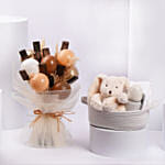 Elli Junior Newborn Gift Basket Cream And White Edition