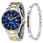 Maserati Blue Dial Analog Watch for Men