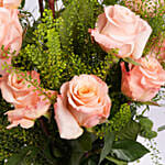 قلب الطبيعة | باقة ورد خوخي