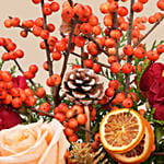 Christmas Rose And Berry Box