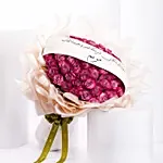 بوكيه ورد بنفسجي حب العمر