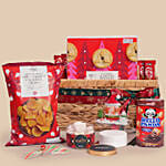 Red Christmas Treat Basket