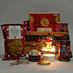 Red Christmas Treat Basket