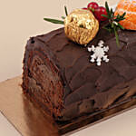Premium Chocolate Yule Log Cake