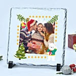 Christmas Greetings Stone Frame
