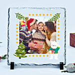Christmas Greetings Stone Frame