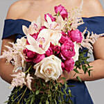 باقة ورد أوركيد رومانسية