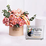 Roses and Islamic Photo Plaque Combo