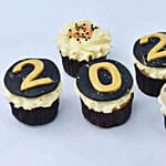 Happy New Year Cup Cakes 6 Pcs