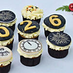 Happy New Year Cup Cakes 10 Pcs