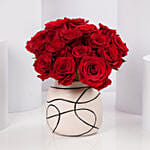 فازة ورد الفالنتاين جوري احمر