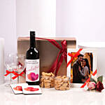 Valentine Wine And Treats Hamper