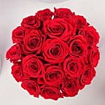 Valentines 15 Red Roses Box