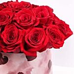 Valentines 15 Red Roses Box