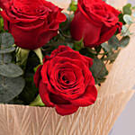 Valentine Special 6 Red Roses Bouquet