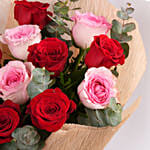 Valentine Special 6 Roses Bouquet