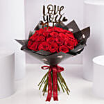 35 Red Roses Romantic Valentine Bouquet