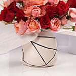 Valentines Rose Flower Box