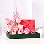 Police Gold Plated Heart Jewelry Set Valentine Gift for Her