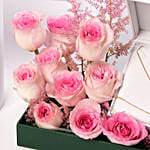 Police Gold Plated Heart Jewelry Set Valentine Gift for Her