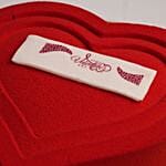 Valentine Bliss Heart Chocolate Cake
