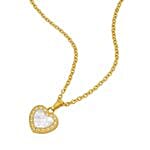Police Gold Plated Heart Jewelry Set Valentine Gift for Her
