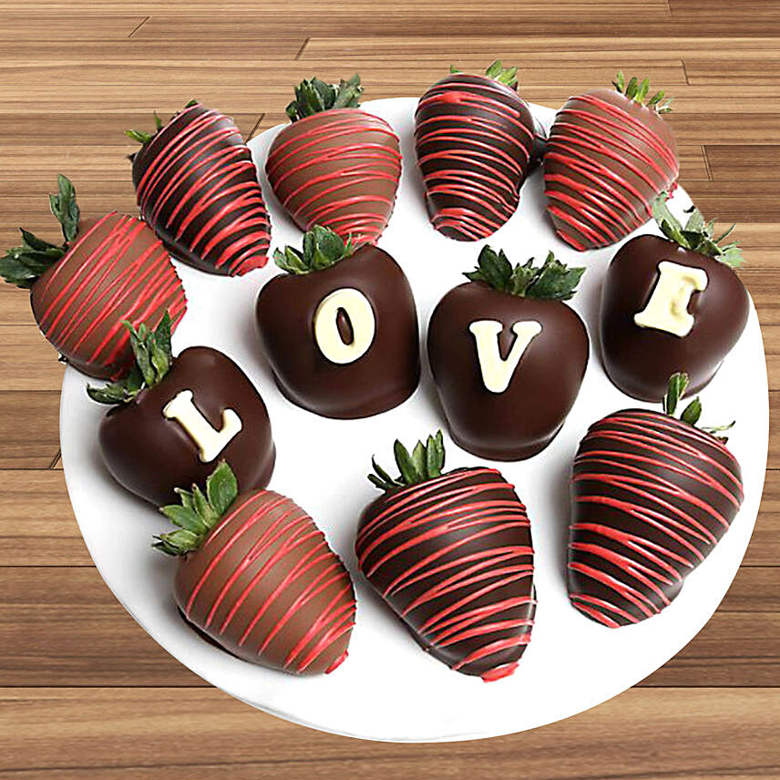 Love Belgian Chocolate Covered Strawberries