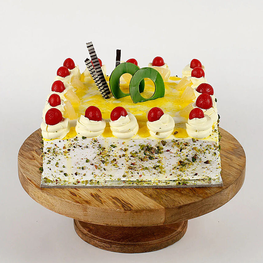 Cream Drop & Cherry Pineapple Cake 1 Kg