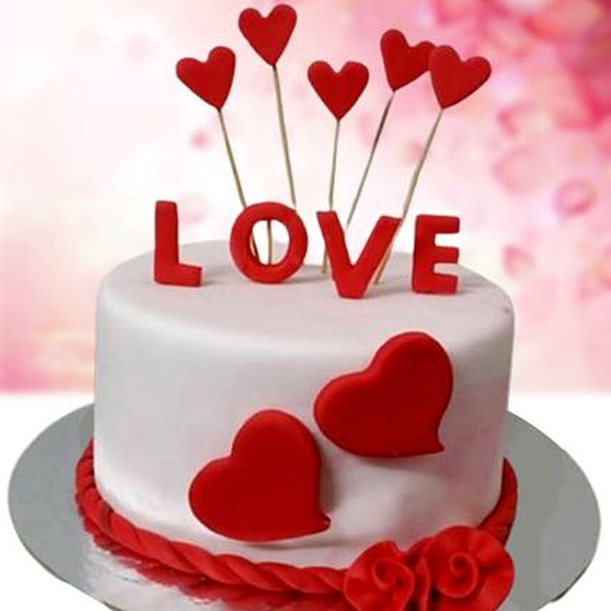 Love Special Chocolate Fondant Cake 2 Kg